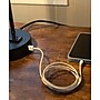 Lavish Home 16.14"H LED Table Lamp with USB Ports, Black (72-LMPDKIND-1B)~#|#~7DEE1556-F566-46FB-BBA1F90E897C4F78_sc7
