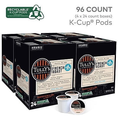 TULLYS FRENCH ROAST DECAF