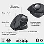 Logitech MX Ergo S Advanced Wireless Ergonomic Trackball Mouse, Black (910-005178)~#|#~7DF848AE-9642-4FC5-A39C17F24181BB60_sc7