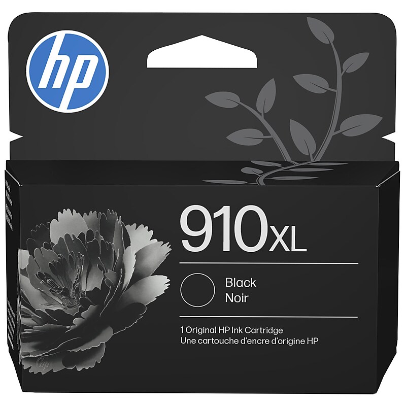 HP 910XL Black High Yield Ink Cartridge, Prints Up to 720 Pages (3YL65AN#140) image 1