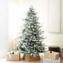 Nearly Natural 7' Pre-Lit Artificial Fraser Fir Flocked Christmas Tree with Instant Connect Technology (T4790)~#|#~7DFBCD42-22C9-47B7-91FE34EB39A61095_sc7
