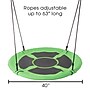 Hey! Play! Saucer Swing, Green/Black (80-SA-071)~#|#~7DFD8EF6-DA43-4461-AB3D6A2AA1CCAE37_sc7