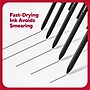TRU RED™ Retractable Quick Dry Gel Pen, Medium Point, 1.0mm, Black, 5/Pack (TR56952)~#|#~7E029DDF-C8BA-4DDA-B085672E65E86E1C_sc7