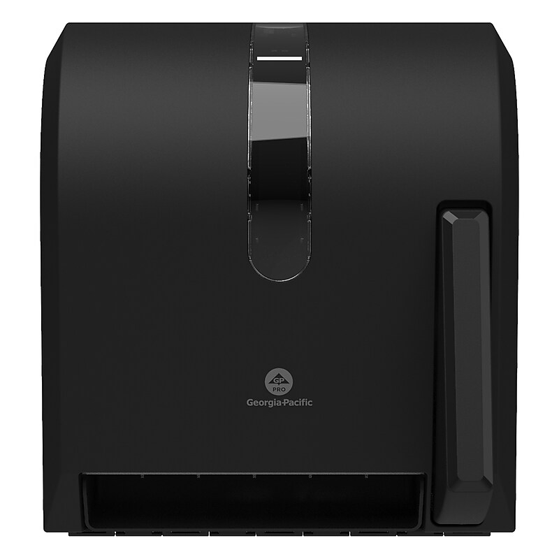 Georgia-Pacific Manual Hardwound Paper Towel Dispenser, Black (54338A ) image 1