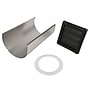 Deflect-O Supurr-Vent Louvered 4" Dryer Vent Hood Kit, 3 Pieces (SVHABLK4)~#|#~7E0D8F2F-453A-484B-B5E2923BC60EA769_sc7