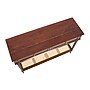 Storied Home Maxwelton Solid Wood Console Table, Dark Chestnut (EC1070)~#|#~7E0E76A2-8EA7-447F-B95C8B74C7FA8D0D_sc7