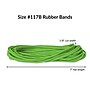 Alliance X-Treme EPDM Multi-Purpose #117B Rubber Bands, 7" x 1/8", Lime Green, 10/Pack (02003)~#|#~7E0F7C80-24D0-4C1C-8158FBA8DA9771DB_sc7
