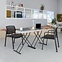 Staples® 25.5" x 17.8" Heavy Duty Folding Table, White Granite (79143)~#|#~7E102001-A86A-43EE-9592B4D310B2A1C5_sc7