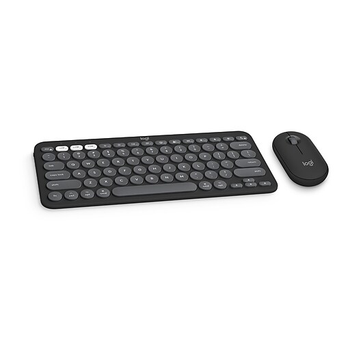 Logitech Pebble 2 Wireless Mouse Keyboard Combo, Tonal Graphite (920