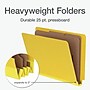 Pendaflex Pressboard Classification Folder, 2-Dividers, 2" Expansion, Letter Size, Yellow, 10/Box (1006949)~#|#~7E13C415-528F-4D49-A4E259F72FDB8614_sc7