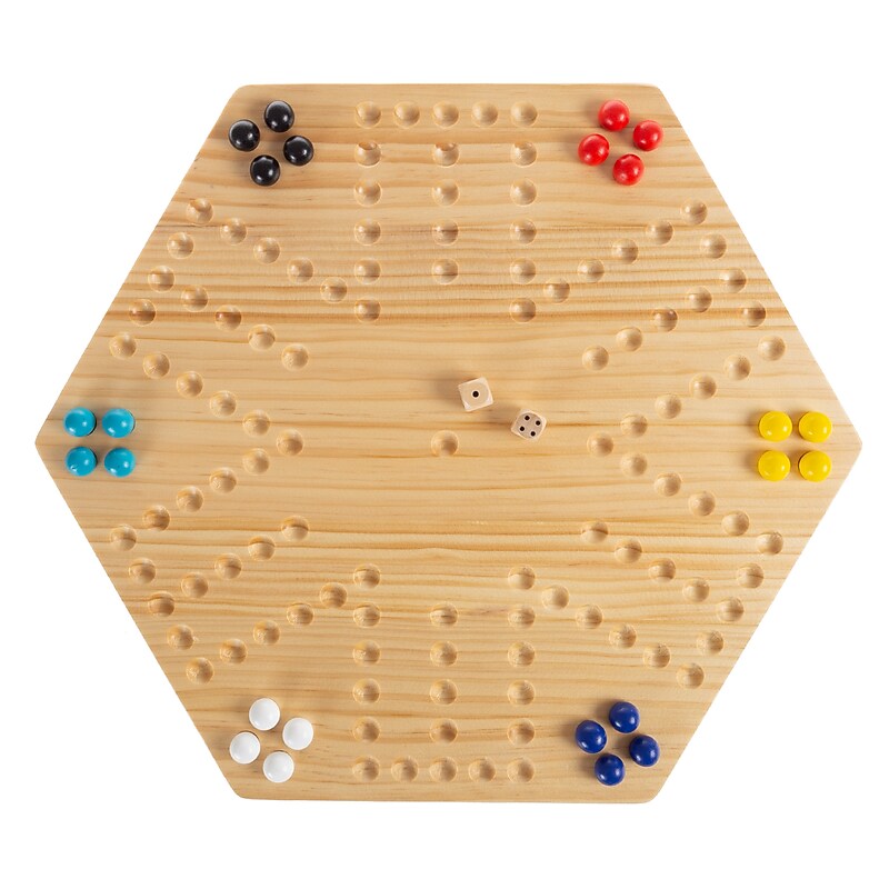 Hey! Play! Wooden Strategic Thinking Game (80-HCH-AGG) image 1
