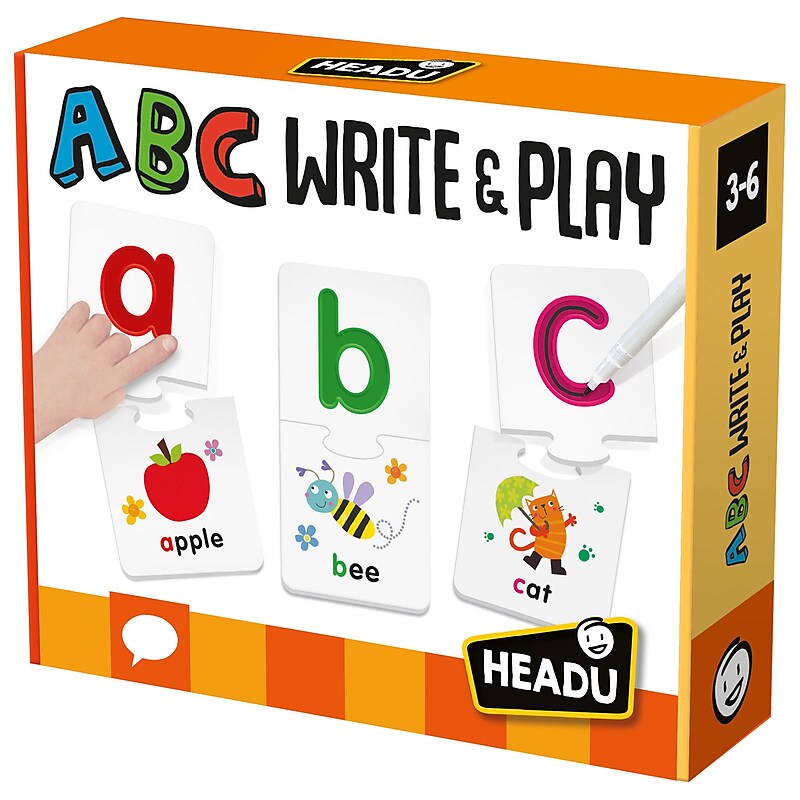 Headu ABC Write & Play Puzzles, 34/Set (HDUEN54372) image 1