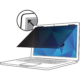 3M Privacy Filter for 15.6" Widescreen Laptop with COMPLY Attachment System, 16:9 Aspect Ratio (PF156W9B)