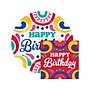 Creative Converting Swirls Birthday Plates and Napkins Kit, Assorted Colors (DTC9126E2G)~#|#~7E23B70E-8A90-4A38-97667A067FC07909_sc7
