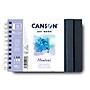 Canson Artist Series Montval 8.3" x 5.8" Spiral Bound Watercolor Sketch Book, 48 Sheets/Book (MCX31200L003)~#|#~7E23C262-3797-455C-B9B530F216EEC8B0_sc7