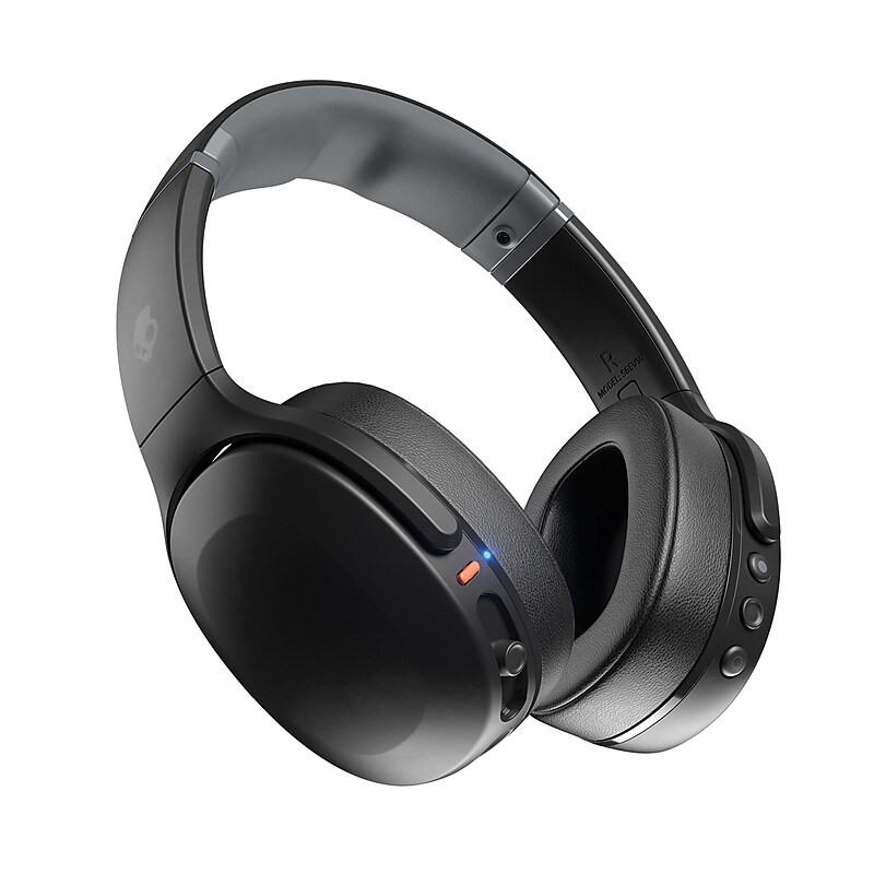 Skullcandy Crusher Evo Sensory Bass Wireless Over-Ear Headphones with Microphone, Bluetooth, True Black (S6EVW-N740) image 1