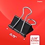 Staples Small Binder Clips, 0.38" Capacity, Black, 144 Clips/Pack (ST32002/32002)~#|#~7E2E36F7-351E-484B-9C13DFCD5F0123CC_sc7