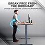 Uncaged Ergonomics Rise Up Electric Adjustable Height Standing Desk with Natural Bamboo Desktop Gray Frame (Rugb)~#|#~7E31CED5-4387-492C-98AFB356F74BEBC1_sc7
