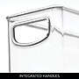 iDESIGN Large Stackable Plastic Storage Bin, Clear, 2/Set (28293M2)~#|#~7E327EC9-A1EC-47B3-9DD39E522FE06F9D_sc7