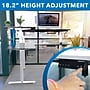 Mount-It! Large 63"W Electric Corner Adjustable Standing Desk, Black/White (MI-15016)~#|#~7E36826D-9CC7-45D6-927655E24590958E_sc7