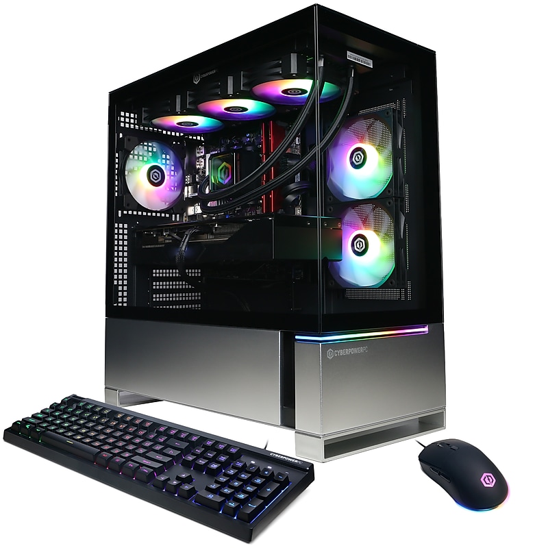 CyberPowerPC Supreme Gaming Desktop Computer, AMD Ryzen 9 9900X, GeForce RTX 5080 16GB, 32GB RAM, 2TB SSD, Windows 11 image 1