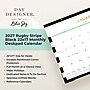 2027 Blue Sky Day Designer 22" x 17" Monthly Desk Calendar, Black/White (161698)~#|#~7E37C327-8292-4DEF-ADB4D768C7E785F8_sc7