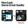 HP 64 Tri-Color Standard Yield Ink Cartridge, Prints Up to 165 Pages (N9J89AN#140)~#|#~7E3905F1-1412-47D1-B547F7C0D1AF1BBB_sc7