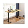 FlexiSpot E7 Pro 60"W Electric Adjustable Bamboo Standing Desk, Bamboo/Black (E7BPRO6030-LBZB)~#|#~7E3A5672-BB66-4A43-A583B69BA6BA58F2_sc7
