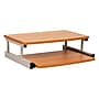 Mind Reader 2-Tier Monitor Stand with Sliding Keyboard Drawer, Brown (2TSLIDE-BRN)~#|#~7E3DC86A-1838-4334-B57DA1ABCD209FEF_sc7