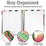 2026-2027 Excello Brands 8.5" x 11" Academic Weekly & Monthly Teacher Planner, Paperboard Cover, Rainbow Floral (DTP-AY26-0053)~#|#~7E41452B-A1C8-4249-A52EFCBD7F5FB2BE_sc7