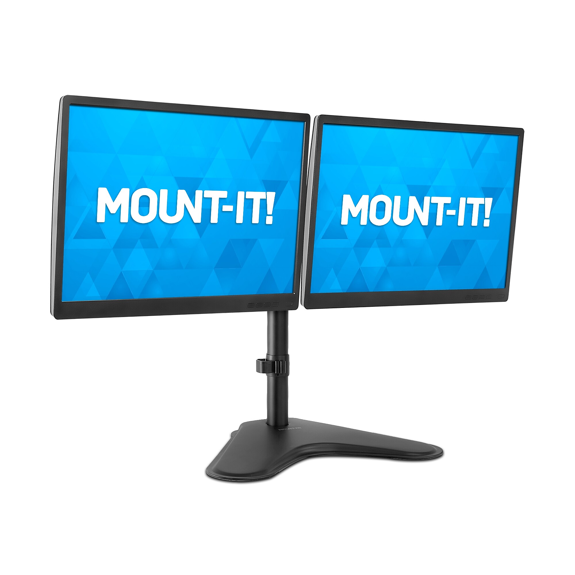 Mount-It! Dual Adjustable Monitor Arm, Up To 32″, Black (MI-2781) Sansujyuku sansujyuku.com