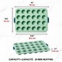 Starfrit Silicone 14" x 19.5" Mini Muffin Pan, Sage Green (092751-006-NEW1)~#|#~7E451902-9434-400F-9EDCC67072C6DBC0_sc7