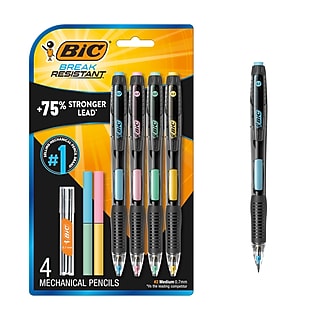 BIC Xtra Variety Pack Mechanical Pencils, Various Tips, #2 Lead