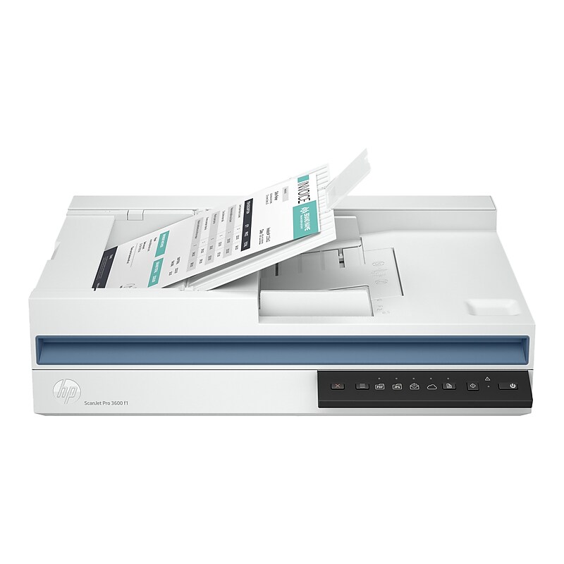 HP ScanJet Pro 3600 f1 Duplex Flatbed Document Scanner, White (20G06A#201) image 1