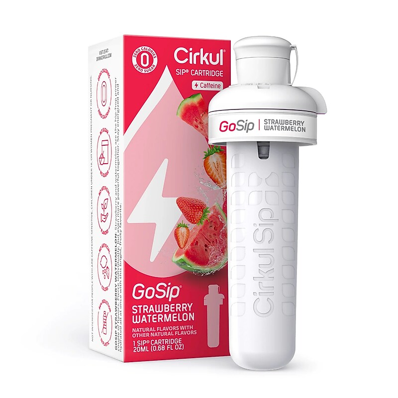 Cirkul GoSip Sugar-Free Strawberry Watermelon Flavor Cartridge (850021373450) image 1