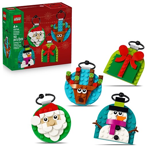 LEGO Christmas Ornament Selection, 153 Pieces (40744) | Staples