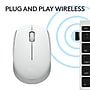 Logitech M170 Wireless Ambidextrous Optical Mouse, Off-White (910-006864)~#|#~7E50E2B1-14E6-46BA-B5B7CDFF9DD7FD27_sc7