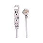 Staples 3‑Outlet Indoor Extension Cord – 8 ft. Power Cable with Safety Covers, Gray~#|#~98A05082-B327-41AD-BA6492290498E25A_sc7