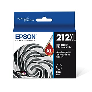 Epson T212 Cyan/Magenta/Yellow Standard Yield Ink Cartridge, 3