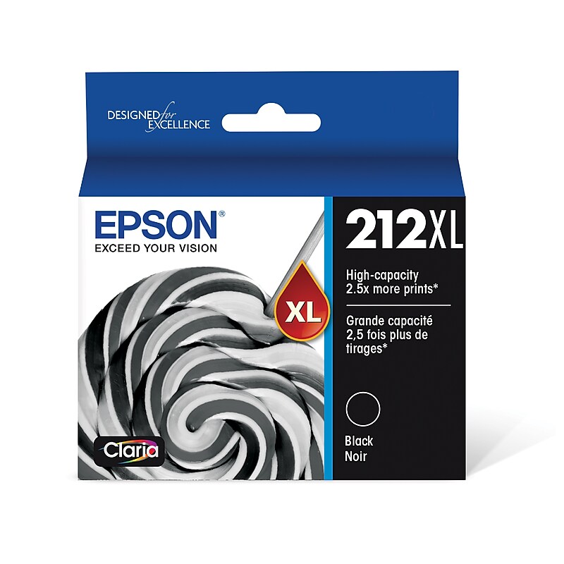 Epson T212XL Black High Yield Ink Cartridge (T212XL120-S) image 1