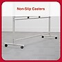 TRU RED™ Magnetic Painted Steel Mobile Dry Erase Board, Aluminum Frame, 40"H x 72"W (TR62829)~#|#~7E592697-1AF4-4486-B881B55A5028AB39_sc7