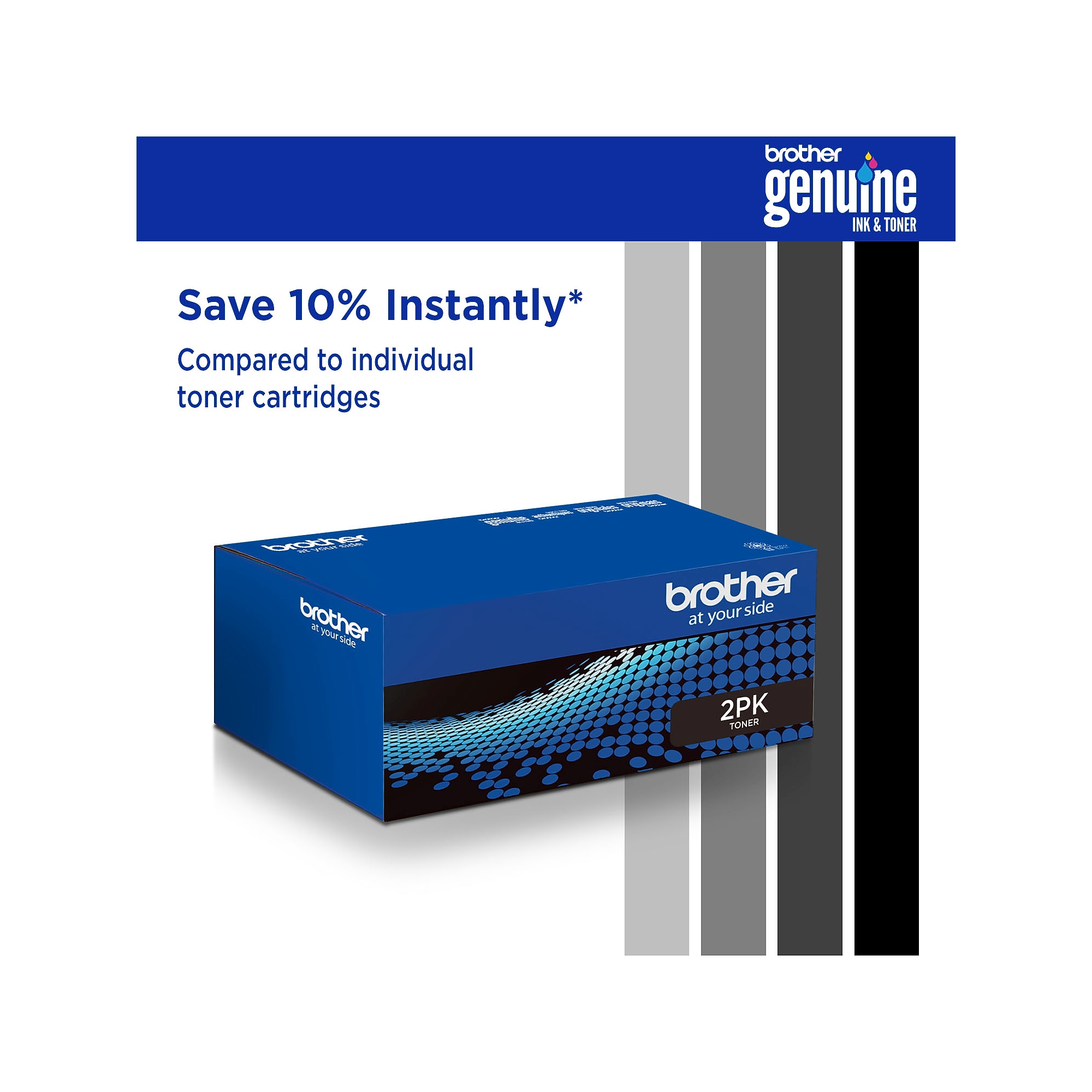 Brother TN-336 Black High Yield Toner Cartridge, 2/Pack  (TN3362PK) Sansujyuku sansujyuku.com