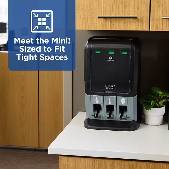 Dixie Ultra SmartStock Tri-Tower Cutlery Station Mini