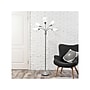 Simple Designs 67" Silver Metal Floor Lamp with 5 Adjustable Cone Shades (LF2006-SVW)~#|#~7E5E5F66-A28D-4403-A8D9B69BA23973FA_sc7