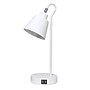 Simple Designs Sleek Essentials LED Desk Lamp, 16", with USB Ports, White (LD1073-WHT)~#|#~7E604821-A491-4D00-A207C2A563A97BDE_sc7