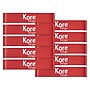Kore Design Chair Fidget Latex Kick Bands, Red, 10/Pack (KD-KB1000)~#|#~7E66A5E2-3D59-4D2A-B89FF0C9AF6F63E9_sc7
