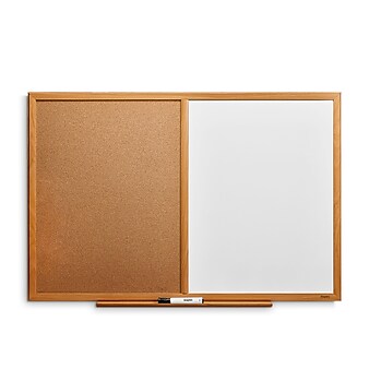 Staples Standard Cork & Dry Erase Whiteboard, 3' x 2' (28323-CC)