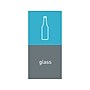 simplehuman Glass Magnetic Sorting Label, 8" x 4", Blue/Gray, 2/Pack (KT1175)~#|#~7E71F198-723F-4665-87DB42C6C54726E8_sc7