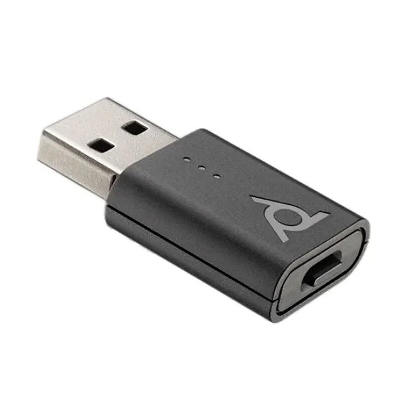 Poly D400 DECT Wireless USB Adapter, Black (85T33AA#ABA) image 1
