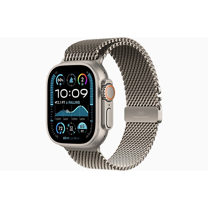 Apple Watch Ultra 2, GPS + Cellular, 49mm, Natural Titanium